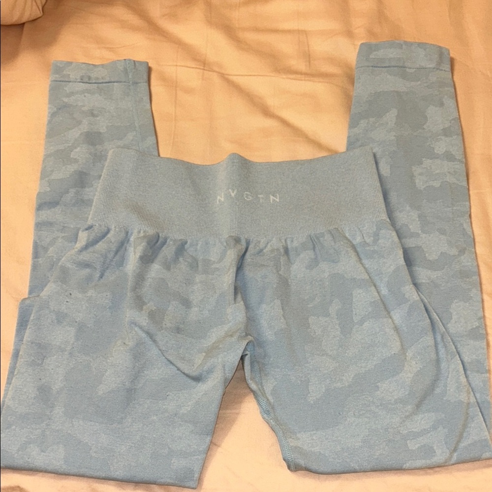 NVGTN Blue Camo Leggings